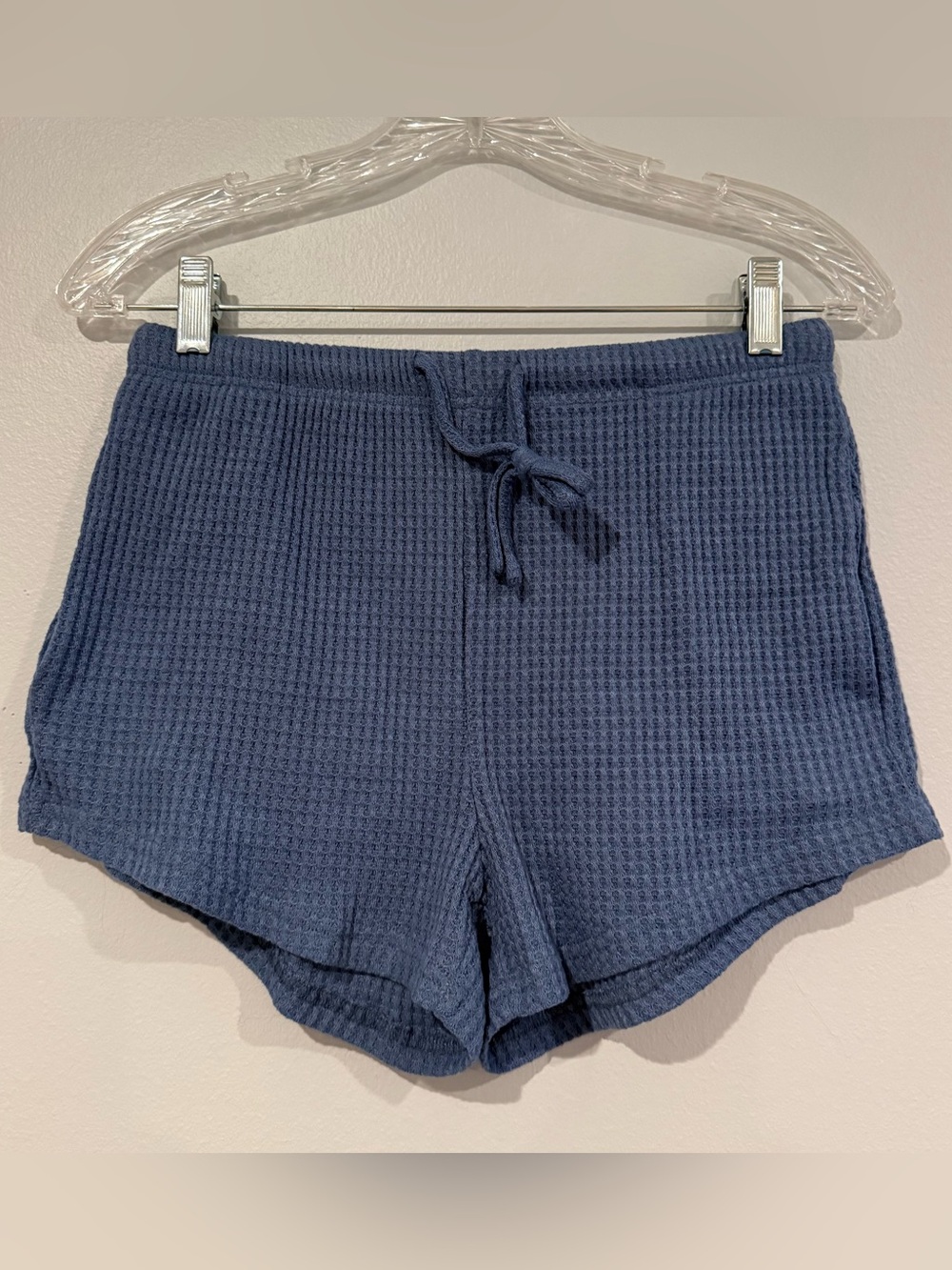Waffle-Knit Drawstring Shorts